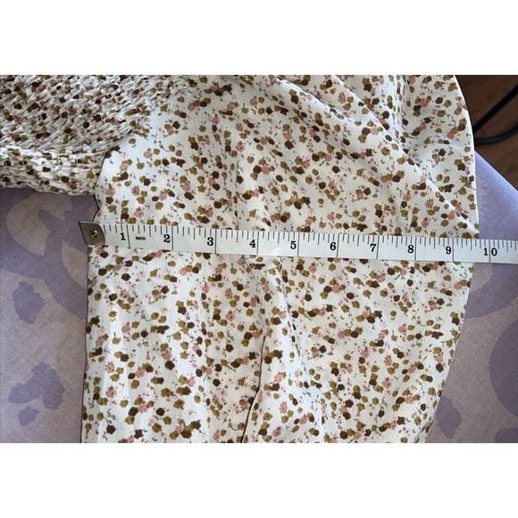 Byinn’s Flowy Flower Print Dress Small NWT Boho Short Ruffles A6 - Picture 12 of 13